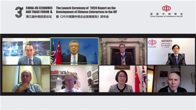 Ambassador Liu Xiaoming Attends and Addresses the Third China-UK Economic and Trade Forum